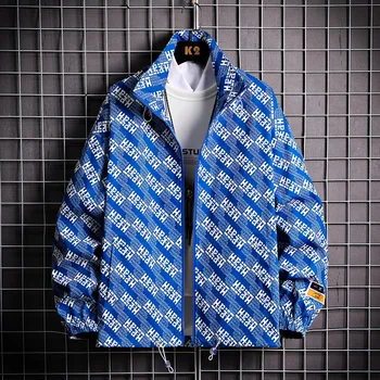 Пальто Мужская уличная одежда, красивый корейский стиль, простая универсальная куртка на каждый день в стиле Харадзюку, университетская куртка