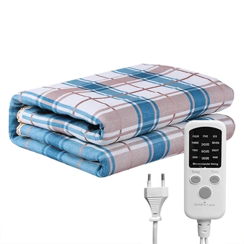 1 Шт. Одеяло с электрическим подогревом, термостат, Ковер, 1,8X1,2 М, 220 В, штепсельная вилка ЕС, зимняя грелка с двойным корпусом