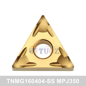 100% Оригинальные твердосплавные пластины TNMG160404-SS TNMG160408-SS MPJ350 TNMG 160404 160408 -SS TNMG1604 Токарный станок с ЧПУ Токарные инструменты