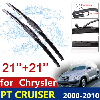 для Chrysler PT Cruiser 2000~2010 2001 2002 2003 2004 2005 2006 2007 2008 2009 Стеклоочистители Автомобильные Щетки Стеклоочистителя Автомобильные Аксессуары