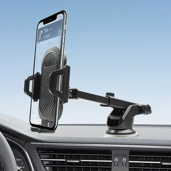 Автомобильный держатель для телефона с присоской за гривну, подставка для мобильного телефона в автомобиле, без магнитного крепления GPS Для iPhone 13 Pro Xiaomi Samsung