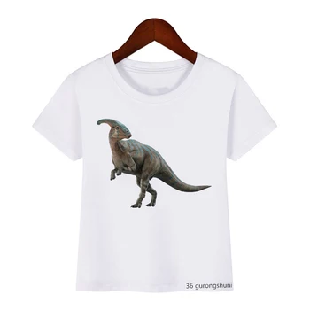 Забавная футболка Jurassic World Dominion с рисунком динозавра, подарок для детской вечеринки, Футболка для мальчиков и девочек, Футболки с коротким рукавом, футболки, топы