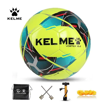 Профессиональный Футбольный мяч KELME из ТПУ, размер 3, размер 4, размер 5, красно-зеленые мячи для тренировки команды по воротам, машинное шитье 9886130