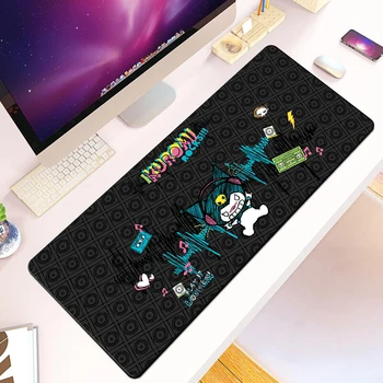 Милый коврик для мыши Kuromi с HD печатью Для компьютерных геймеров, нескользящий коврик для мыши с фиксирующимся краем, xxl90x40 см, клавиатура, настольный коврик для ПК