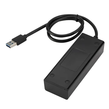 Высокоскоростной USB-концентратор 3 0 4 Порта для ПК, док-станция для компьютера, адаптер-разветвитель для жестких дисков, мышь, клавиатура, удлинительный адаптер