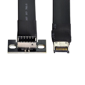 CYSM Xiwai USB 3.1 Разъем для подключения передней панели к материнской плате Type-E Удлинительный кабель для передачи данных 50 см