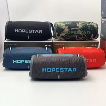 HOPESTAR H50 Беспроводной Bluetooth Динамик Аудио Портативный Наружный водонепроницаемый Сабвуфер 3D Система объемного звучания TWS Серии FM радио