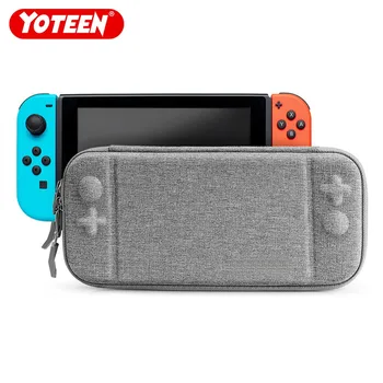 Yoteen Супертонкая сумка для переноски консоли Nintendo Switch, чехол с вырезами на заказ, тканевая сумочка