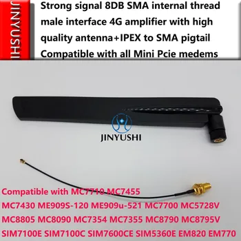 IPEX к SMA косичке + 4G 8dB антенна Для MC7304 MC7305 MC7455 MC7430 MC7330 MC7354 MC7355 MC7710 MC7700 MC5728V MC8790 MC8795V