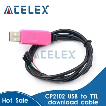 Оригинальный 1 М CP2102 USB-UART TTL Кабельный Модуль 4 Pin 4P Последовательный адаптер Для Загрузки Кабельного модуля Win10 Для Arduino Pi