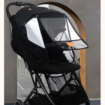 Модернизированная детская москитная сетка для прогулочной коляски, сетка от насекомых, Сетчатый чехол от комаров для детских колясок, ветрозащитный экран