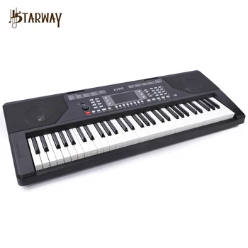 Портативная цифровая электронная органная клавиатура с 61 клавишами Музыкальный инструмент для взрослых детей Начинающих