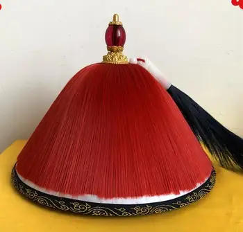 Китайская Древняя официальная шляпа Династии Цин, мужская кепка для выступлений, Остроконечная сцена, Cos Military
