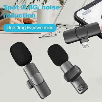 Идеальный беспроводной петличный микрофон с двухканальным приемником, реверберацией, мониторингом и идеально подходит для прямого вещания