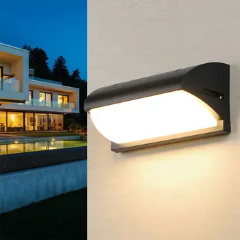 Прямая поставка, Водонепроницаемая светодиодная лампа для коридора 12 Вт AC110-240V для настенного освещения