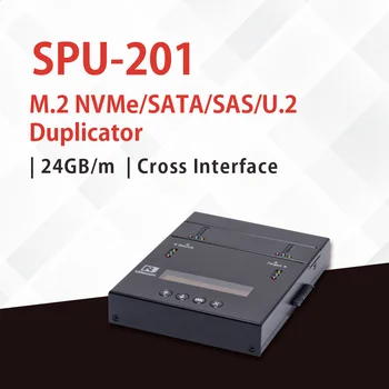 UReach SPU201 HDD SSD M.2 SATA/NVMe/SAS/U.2 Дубликатор перекрестных сигналов Копировальный аппарат док-станция для жесткого диска