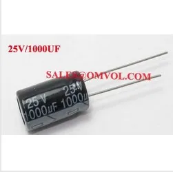 Электролитический конденсатор 25 В/1000 мкФ 10x17 мм часто для катушек индуктивности