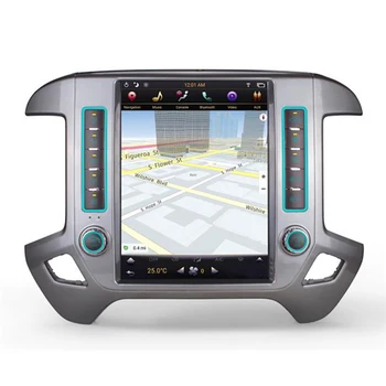 Топ Радио Android 9,0 T-Style с Вертикальным экраном, Автомобильный DVD-плеер, Аксессуары Для GMC Sierra/Chevrolet Silverado с 2015 по 2019